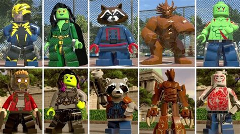 Lego Marvel Superheroes Video Game Guardians Of The Galaxy