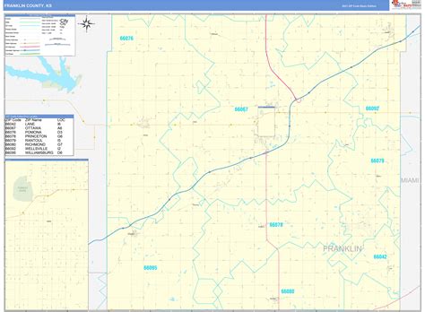 Franklin County Zip Code Map - Printable Maps Online