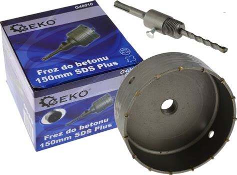 GEKO FREZ KORONKA OTWORNICA WĘGLIK DO BETONU MURU SDS PLUS 150MM G40010