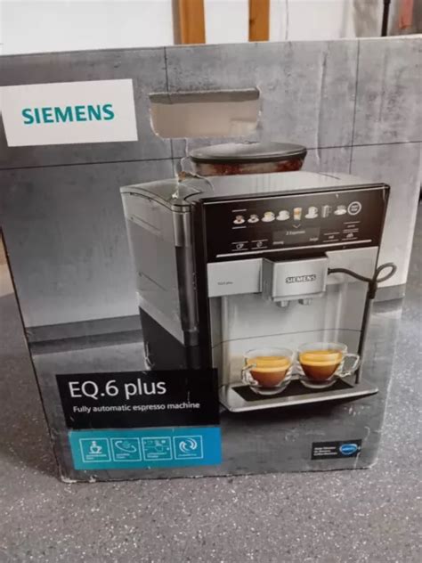 SIEMENS EQ.6 PLUS s400 Kaffeevollautomat mit Milchbehälter - Schwarz ...