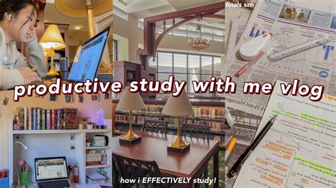 Productive Study Vlog Getting Organized Effective Tips Productive