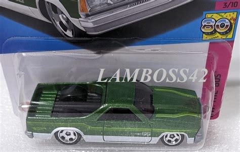 2023 026 2 ホットウィール 80 El Camino 80 エル カミーノ Hot Wheels HW The 80s 3 10 緑 Green NEW 乗用車 売買された