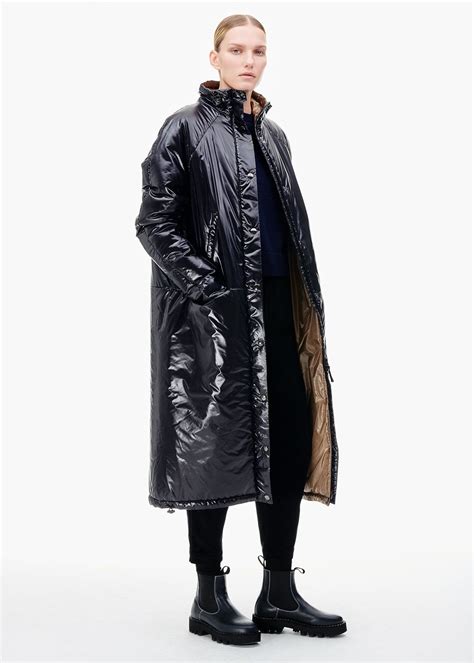 women long black puffer coat 15