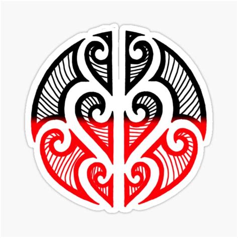 Maori Tribal Art Flag Color Sticker For Sale By Attracdionz Redbubble