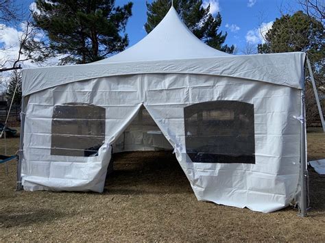 Rent a tent door sidewall with windows at All Seasons Rent All