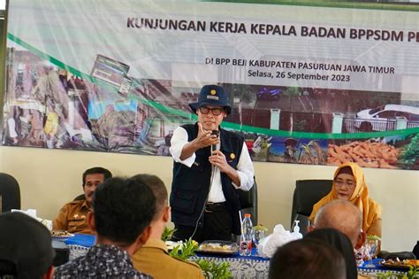 Kunjungi BPP Beji Pasuruan Kementan Ajak Genjot Produktivitas