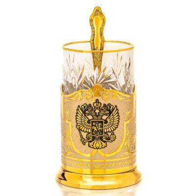Подстаканник "Герб России" Златоуст – купить в Москве | Мосподарок
