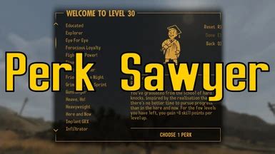 Perksawyer A Jsawyer Addon At Fallout New Vegas Mods And Community