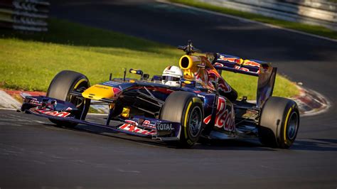 Sebastian Vettel Laps Nordschleife In Red Bull Rb7