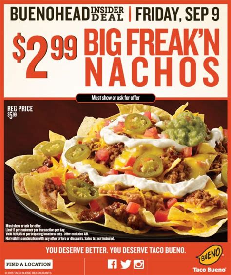 Taco Bueno $2.99 Big Freakin' Nachos!! | Save A Lot Mom | kdhnews.com