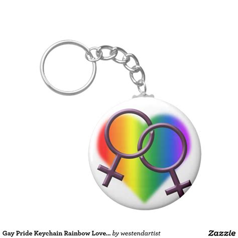 Gay Pride Keychain Rainbow Love Keychain Lgbt T Zazzle Love