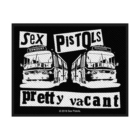 The Sex Pistols Woven Patch Pretty Vacant Retail Pack Standard