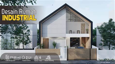 Desain Rumah Industrial X Lantai Kamar Youtube