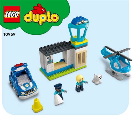 Mode demploi Lego set 10959 Duplo Le commissariat et l hélicoptère de