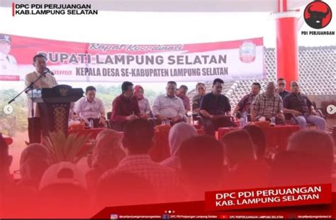 Bupati Lampung Selatan H Nanang Ermanto Melaksanakan Rapat Koordinasi