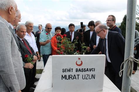 Şehit Cumhuriyet Savcısı Murat UZUN ölüm yıldönümünde kabri başında