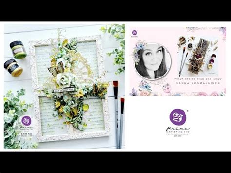 ALTERED WINDOW Mixed Media Tutorial By Sanna Suomalainen YouTube