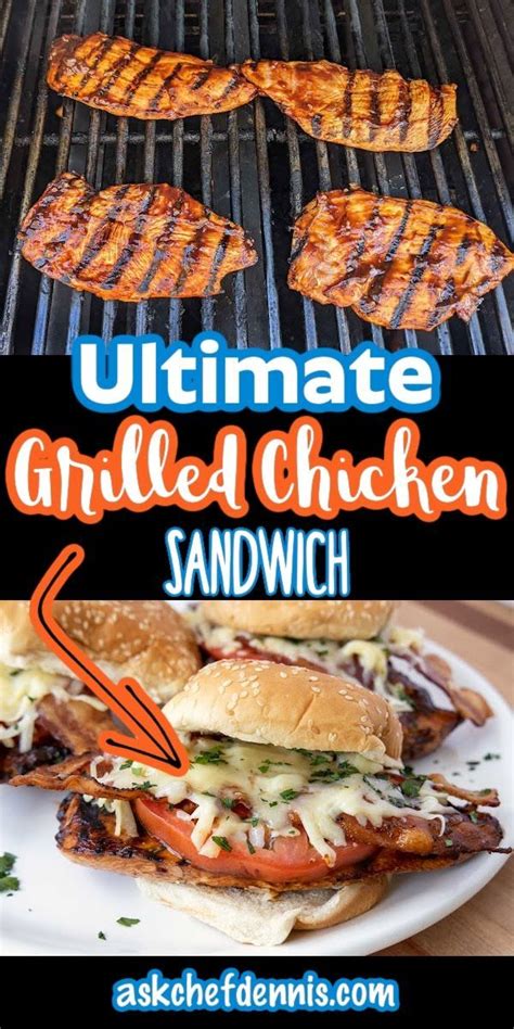 ultimate grilled chicken sandwich recipe bbq