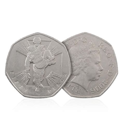 2006 Circulated 150th Anniversary of VICTORIA CROSS 50p coin