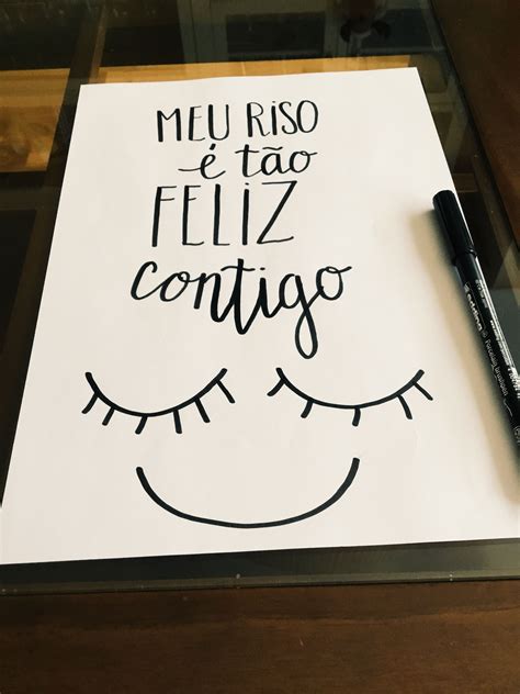 Meu Riso é Tão Feliz Contigo Frases LIBRAIN