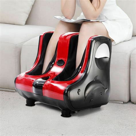 Shiatsu Foot Massager Calf and Leg Massager with Heat Deep Kneading ...