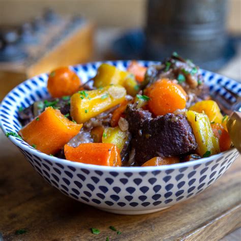 Recette de joues de boeuf braisées au vin rouge