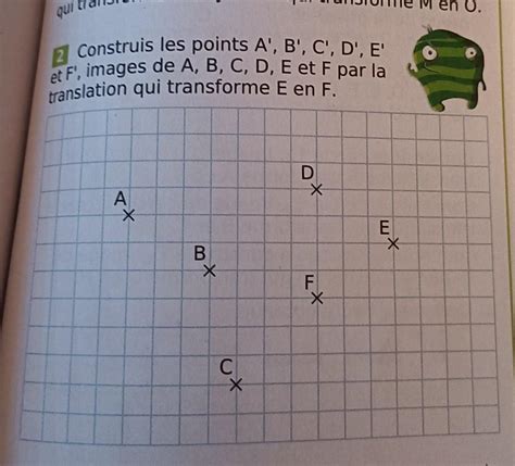 Construis Les Points A B C D E Et F Images De A B C D