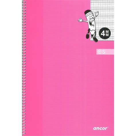 Cuaderno Espiral Ancor Folio H Ancor Sin Licencia Personaje