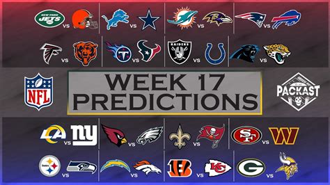 Nfl Week 17 Predictions Youtube