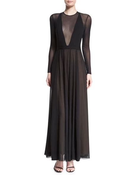 Black Flowy Dress With Sleeves Vernal Elegant Dresses For Wedding