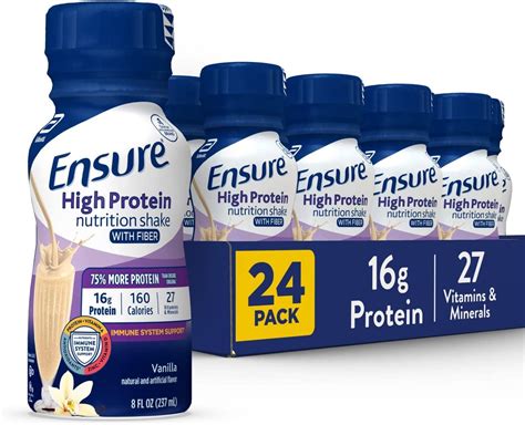 Amazon Ensure High Protein Nutritional Shake With Fiber G