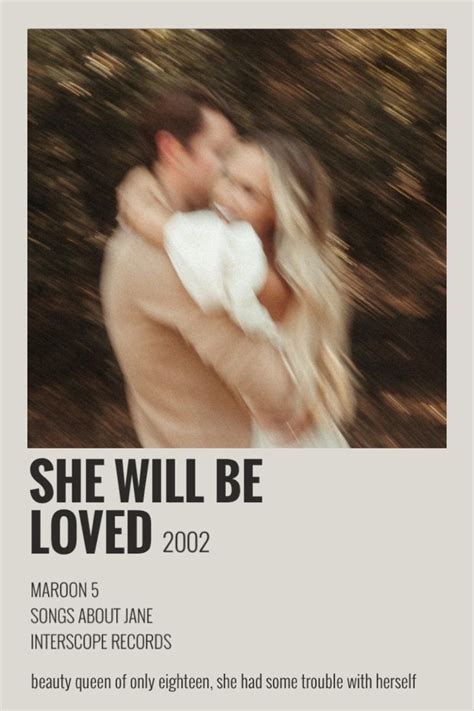 she will be loved maroon 5 | Vintage music posters, Taylor songs, Music poster