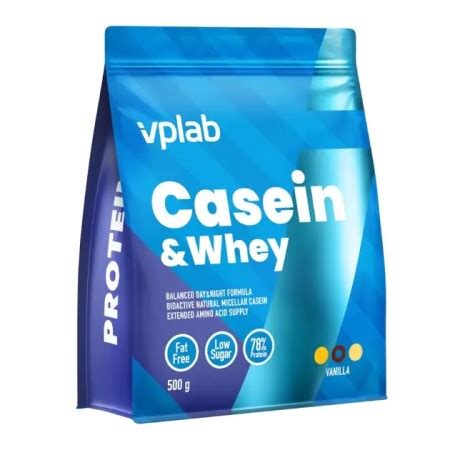 Казеин протеин Casein & Whey Vanilla - 500g - заказать с доставкой ...