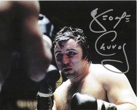 autographed george chuvalo  boxing photo main  autographs