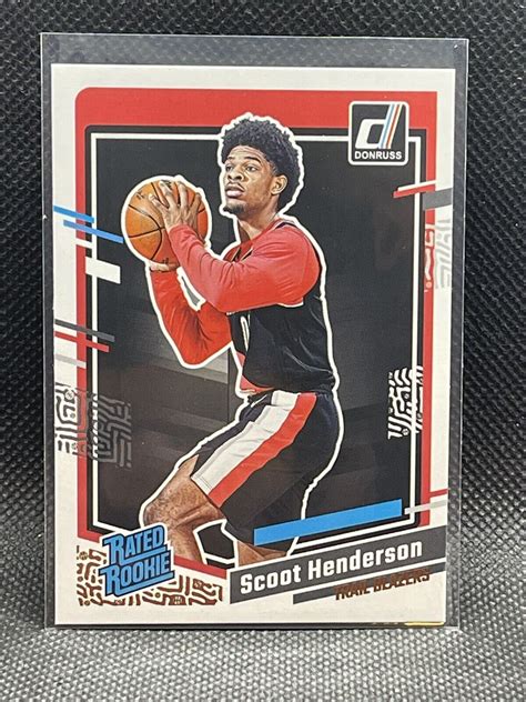 Panini Donruss Rated Rookie Scoot Henderson Rc Ebay