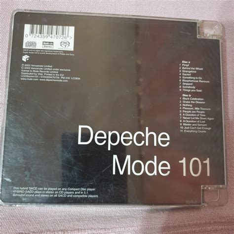 SACD: Depeche Mode 101, Hobbies & Toys, Music & Media, CDs & DVDs on ...