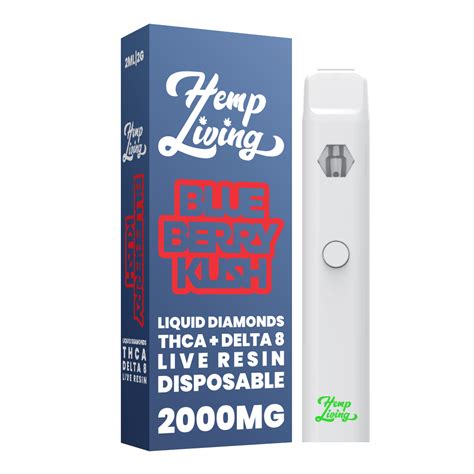 Hemp Living Thca Delta 8 Live Resin Liquid Diamonds 2g Vape