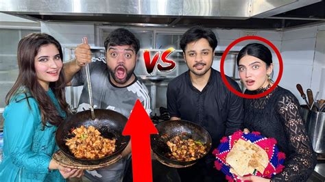 Couple Cooking Challenge Areeb Ki Ankh Mai Mirch Chali Gai