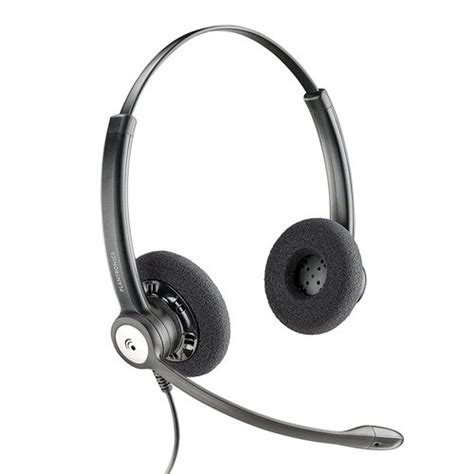 Plantronics Entera Hw121na Over The Head Stereo Headset With Noise Cancelling Microphone Hunt