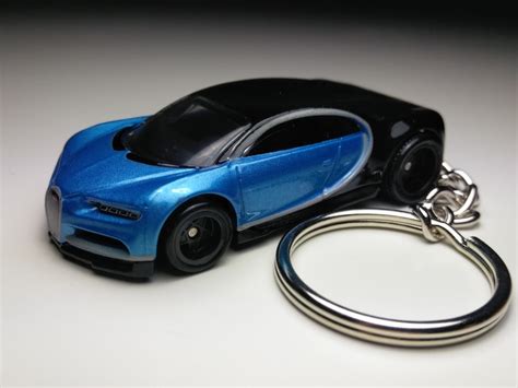 Bugatti Chiron Hot Wheels Keychain Etsy