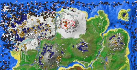 30 Ark Ragnarok Resource Map Maps Database Source