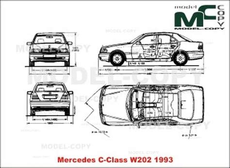 Mercedes Benz C Class W202 1993 Disegno Model Copy Mercedes