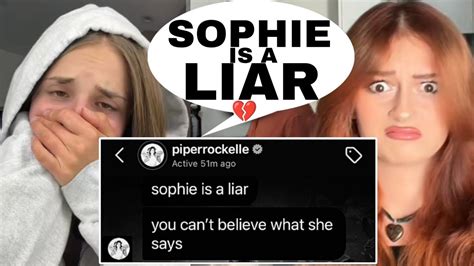 Piper Rockelle Calls Out Sophie Fergi A Hater 😱😳 With Proof