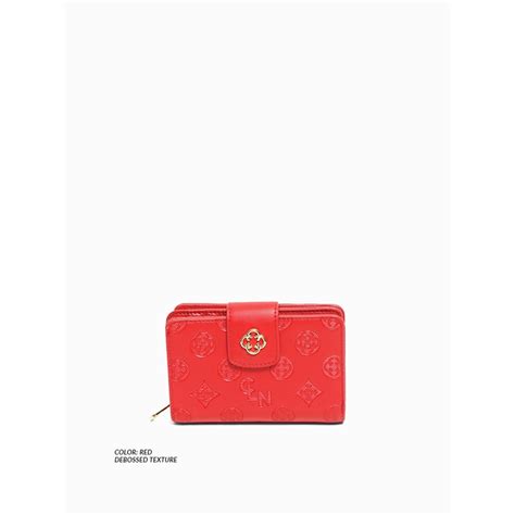 CLN 1020W Calanthe Wallet Debossed Monogram Shopee Philippines