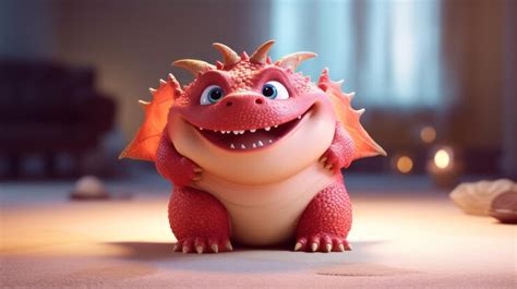 Premium AI Image | A dragon from the animated movie dragon