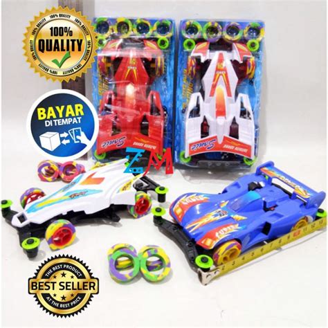 Jual Mainan Anak Mobil Balap Racing Car Mobil Tamiya Mini 4 WD Murah