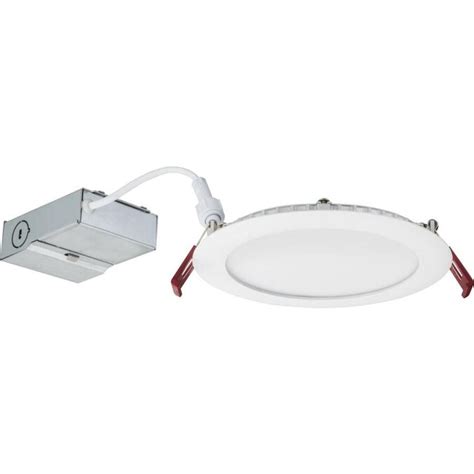 Lithonia Lighting Wafer Integrated Led 6 In 75 Watt Equivalent Matte