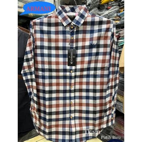 Jual KEMEJA LEVIS KOTAK2 LENGAN PANJANG Shopee Indonesia