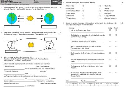 Schulaufgaben Erdkunde Geographie Klasse 7 Realschule Catlux