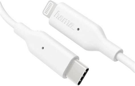 Hama Lade Datenkabel Usb Type C Auf Lightning 1m Weiß Portofrei Bei Bücherde Kaufen